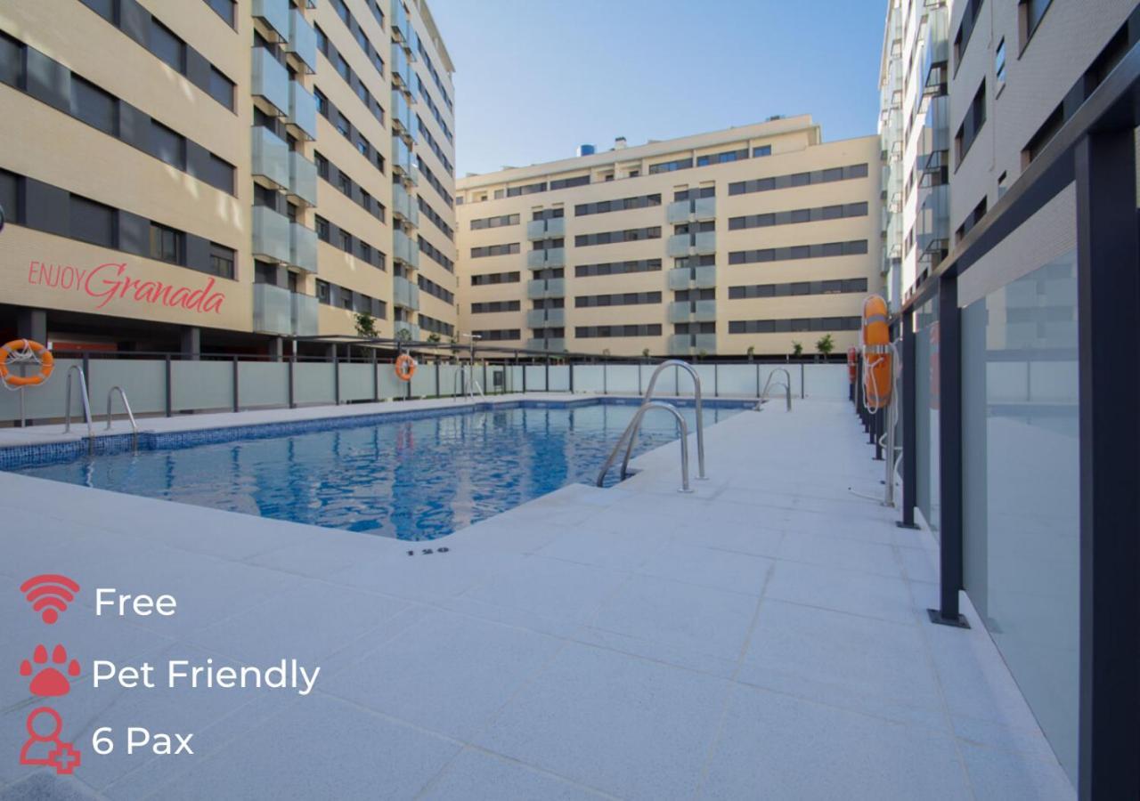 Enjoygranada Arabial 5A - Pool & Free Parking Apartment Exterior photo